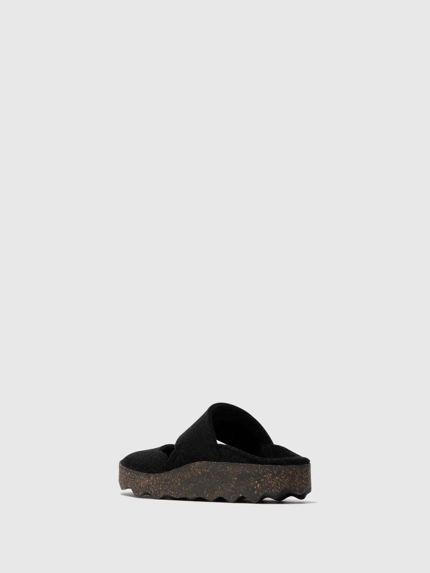 Round Toe Mules CANU BLACK