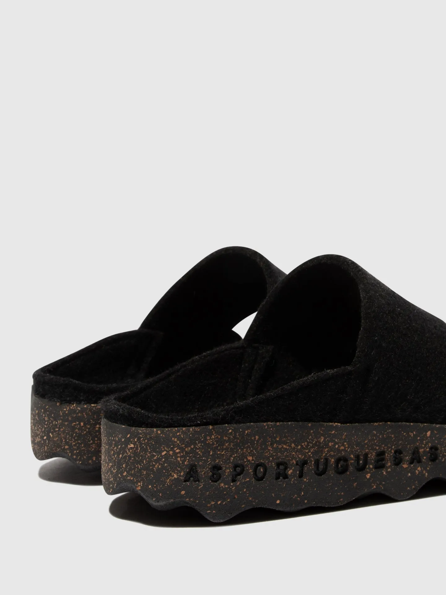 Round Toe Mules CANU BLACK