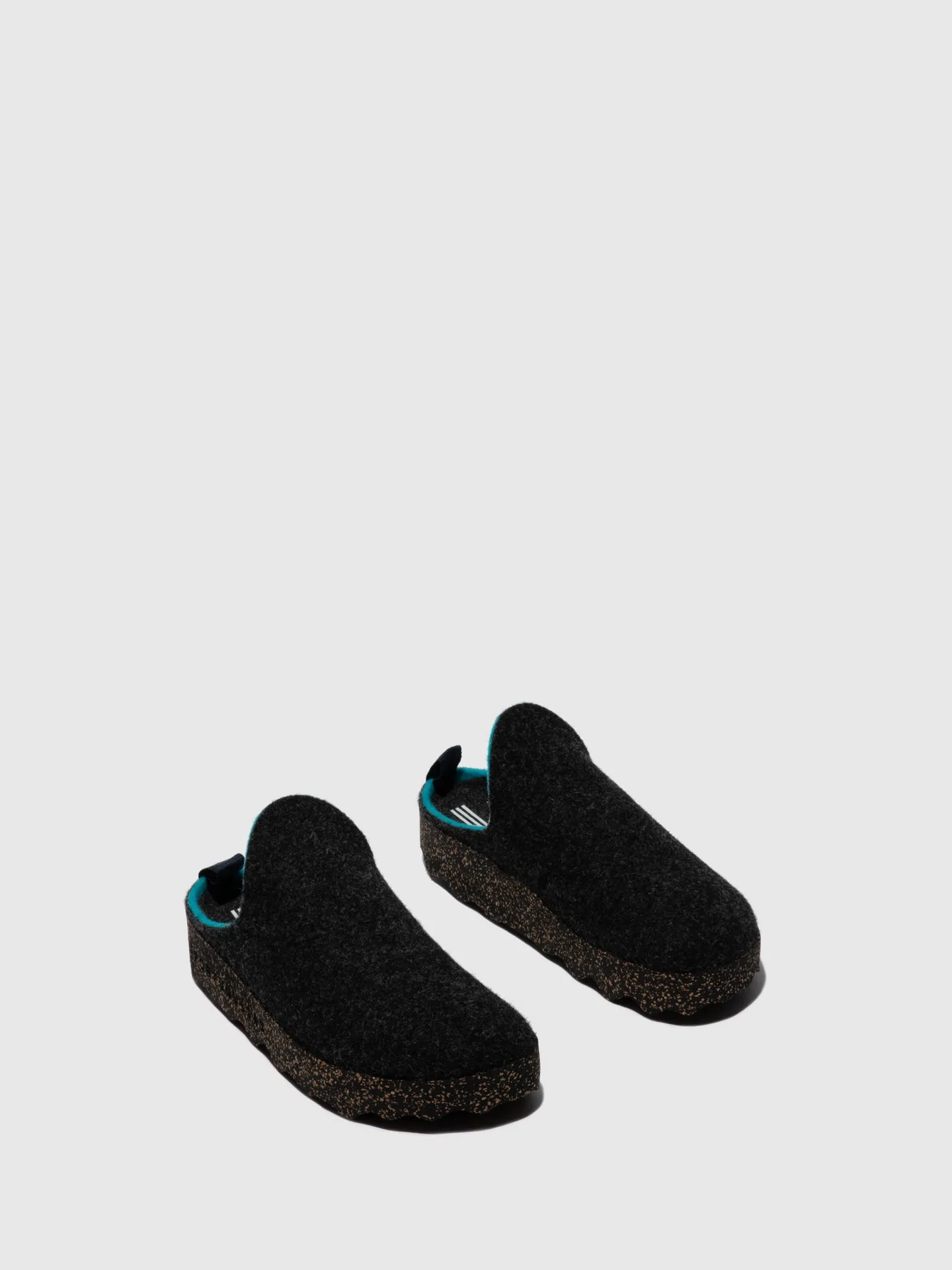 Round Toe Mules COME ANTHRACITE