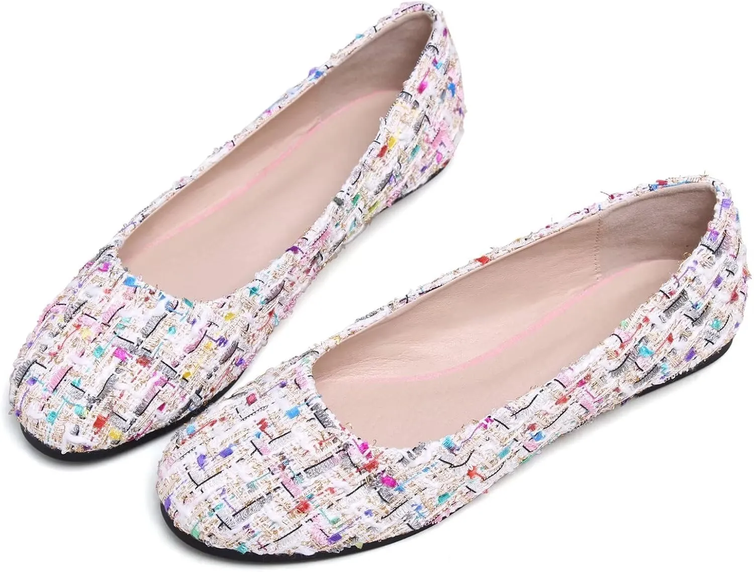 Stunner Women Cute Slip-On Ballet Shoes Soft Solid Classic Pointed Toe Flats