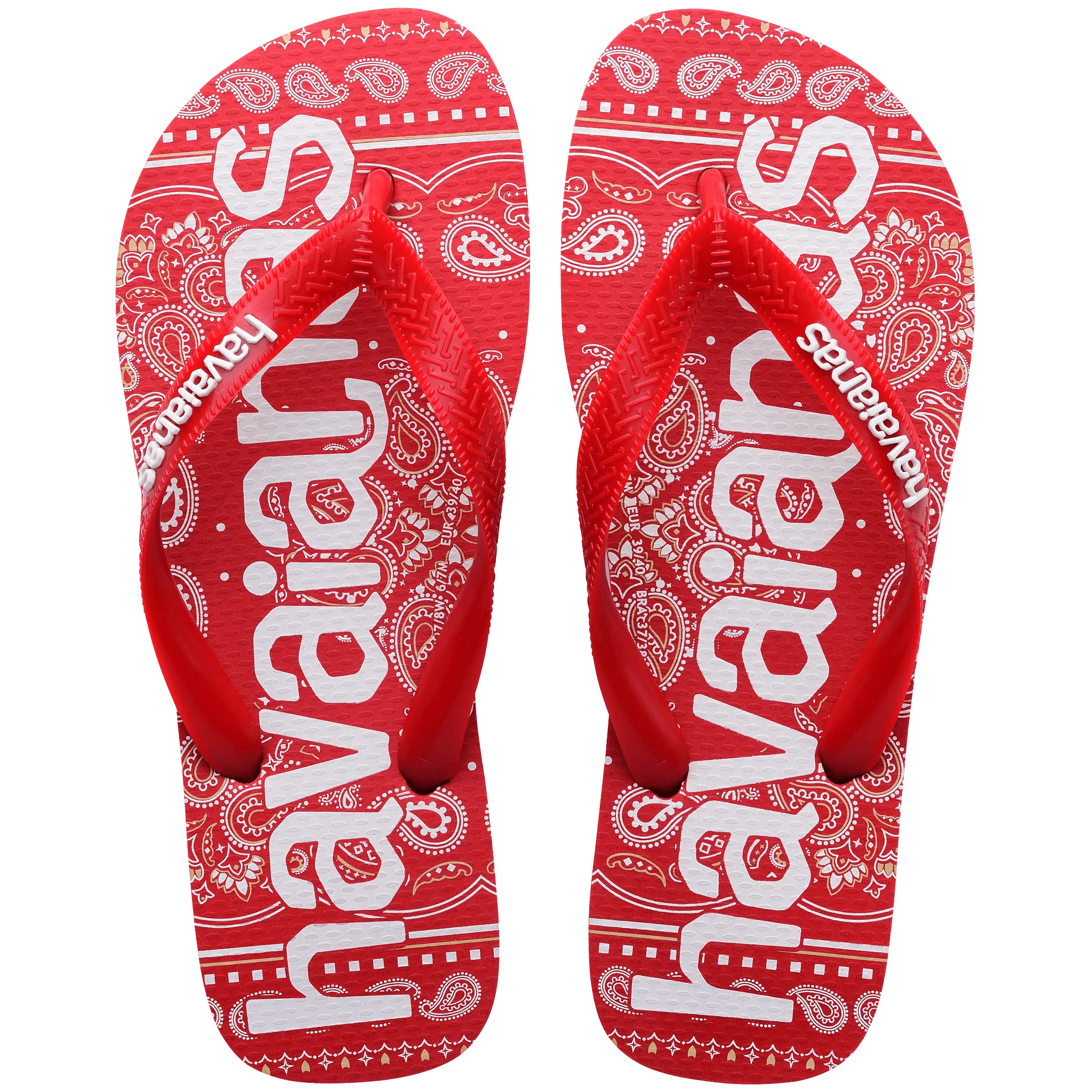 Top Logomania Fashion Flip Flops