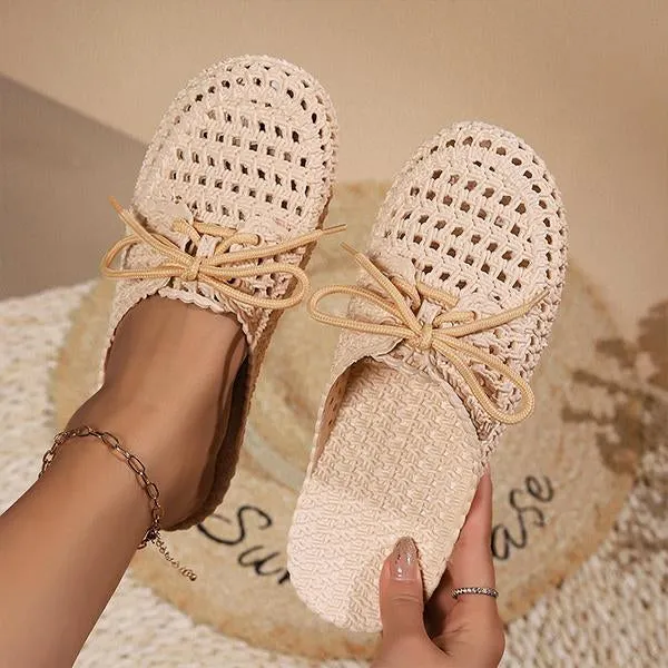 Women's Lace-Up Casual Breathable Beach Slippers 55653260S