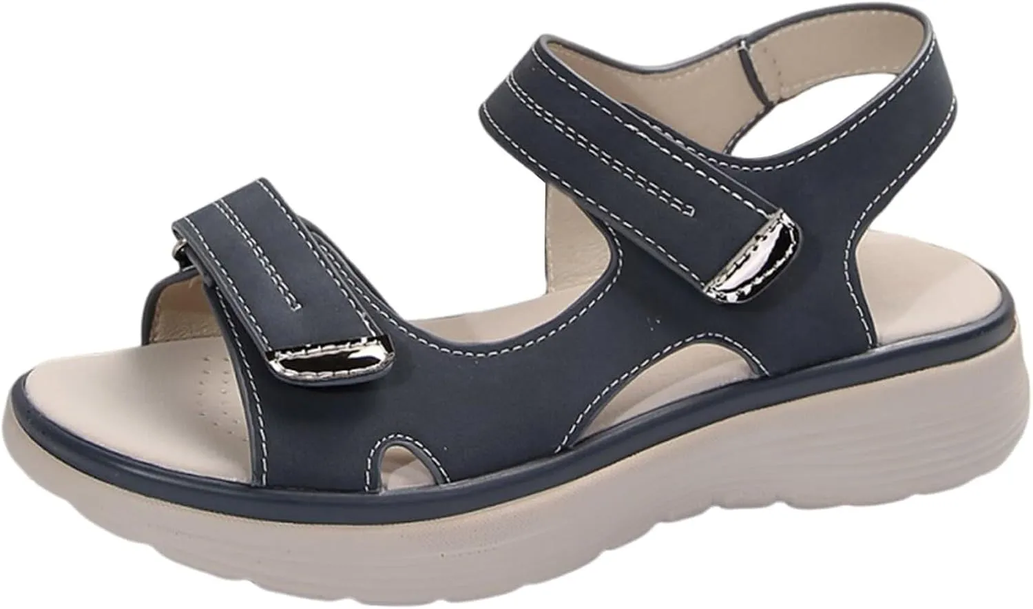 Womens sandals comfortable Summer Sport Sandals with Arch Support Comfortable Walking Ankle Strap Sandals